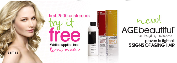 Free Age Beautiful Hair Color from Sally Beauty (first