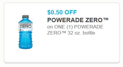 New Powerade Zero Printable Coupon Who Said Nothing In Life Is Free