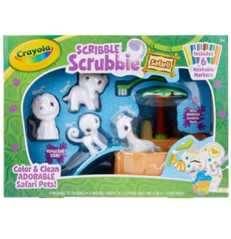 Scribble Scrubbie Safari Tub Set